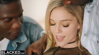 Young beauty Kali Rose fucked by six black men in HD