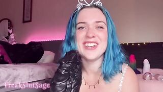 Princess gets her asshole gapped by the Anal Fuck Machine Dragon on Filthy Amateur