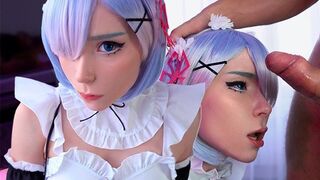 Kawaii Maid Serves Deepthroat Dick to Her Master in this hot scene