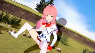Hentai Flare Arlgrande fucked and sucked for the first time in POV