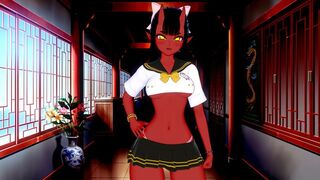 The succubus is hot and horny, let's fuck her