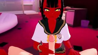 The succubus is hot and horny, let's fuck her