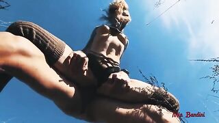 Petite teen Mia Bandini gets fucked hard on a romantic picnic in the open air