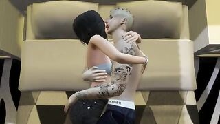 3D Hentai - The erotic adventures of Justin and Selena in a cartoony world