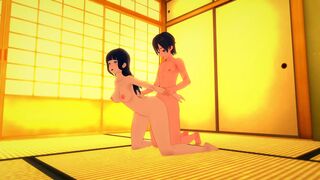 Hinata Hyuga, shy Naruto student, fucks classmate after school