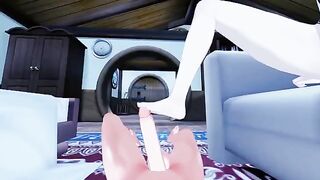 Foot fetish action with Lumine from Genshin Impact in the best POV footage