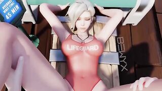 Mercy's Average Time Part 2: Missionary POV is an Overwatch adult cartoon