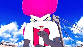 Jessie from Team Rocket fucks your Pokémon in this hot hentai scene