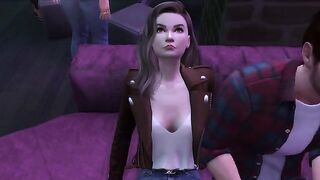The student seduces her teacher to come home