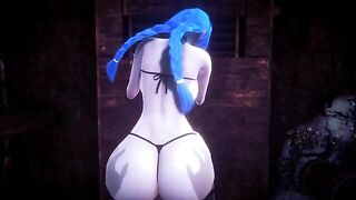 You JINXED the fuck out of this hot League of Legends cosplay girl