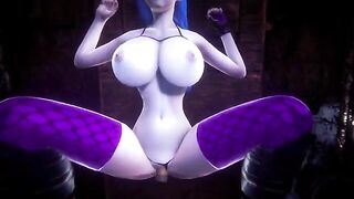 You JINXED the fuck out of this hot League of Legends cosplay girl