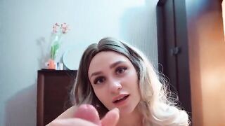 The sly stepson gets his stepmom’s stockings dirty