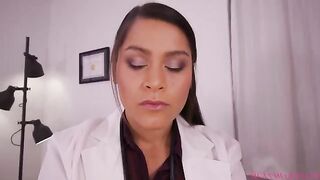 The busty nurse Meana Wolf gives you a hot JOI treatment