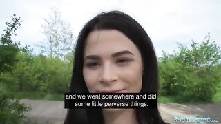 The guy with the drone caught a girl taking a piss and fucked her for cash