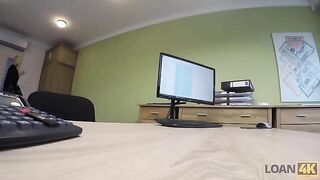 The woman needs a loan for her business, she will have to have sex