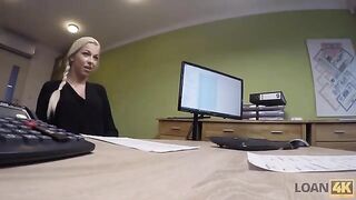 The woman needs a loan for her business, she will have to have sex