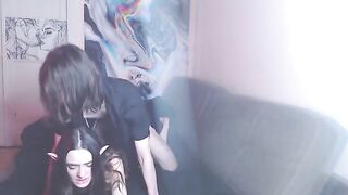 An elf babe gets her tight pussy railed in a steamy session