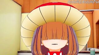 Kinoko Komori gets fucked from behind in this MHA hentai