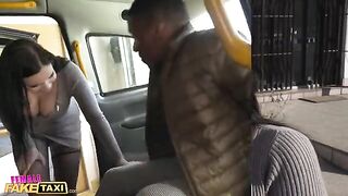 Female Fake Taxi Sofia Lee gets her big tits stuffed