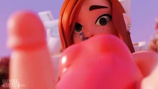 Wendy Corduroy 3D sound version - Gravity Falls anime with a big ass animation