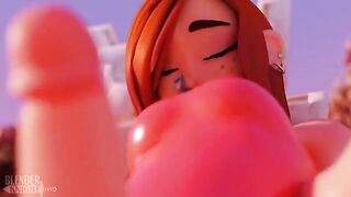 Wendy Corduroy 3D sound version - Gravity Falls anime with a big ass animation