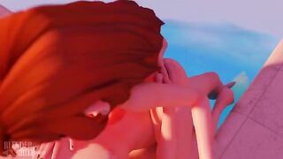 Wendy Corduroy 3D sound version - Gravity Falls anime with a big ass animation