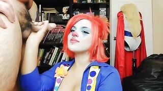The girl decided to quit her career as a clown