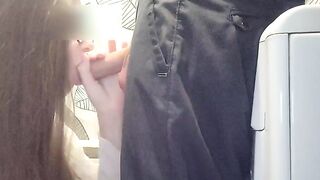Girl wear glasses, cheats on her husband with nerdy babe