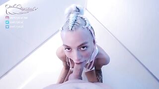 Petite teen in space costume gets her tight ass smashed hard by OwlCrystal