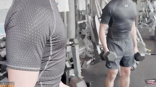 A personal trainer accidentally got me cum after cheating my husband