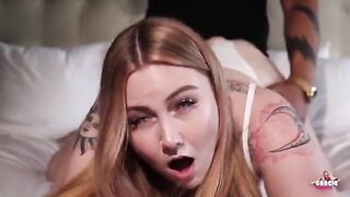 PAWG Gracie Squirts, the chubby blonde from Florida, gets her pussy filled with BBC