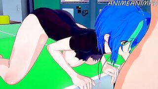 High School DxD Xenovia Quarta gets fucked hard in her holes