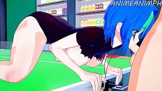 High School DxD Xenovia Quarta gets fucked hard in her holes
