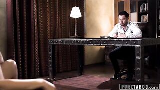 Charlotte Sins convinces her sex therapist to relapse in intense therapy session