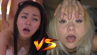 Who is better in hardcore sex: Rae Lil Black or Marilyn Sugar? Watch and decide!