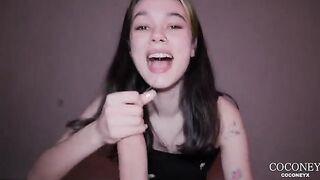 I love cum in mouth ♡, a popular tongue blowjob video