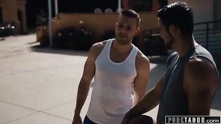 A stepmom offers herself to her stepson and his friend in a taboo encounter