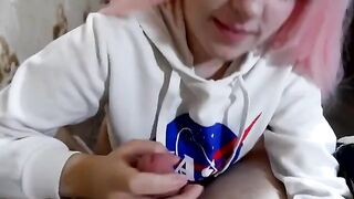 The girl was reading when her boyfriend came and interrupted her