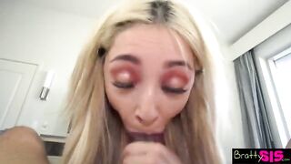 Step Sis wants a big dick-shaped thing in her mouth all the time