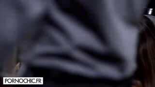 Sexual beauties Claire Castel and Lana Rhoades enjoy a hot orgy