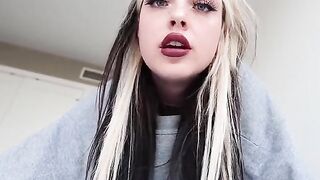 A girl convinces her boyfriend to do a CEI for her in a romantic POV scene