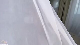 Amateur couple fucking on a holiday trip with creampie
