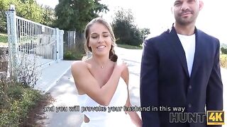 The husband paid for sex, watching his wife getting fucked hard