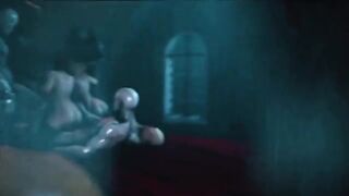 Full Moon 2 Gangbang uncensored Hentai 3D action with intense double penetration