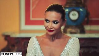 Stunning model Venera gets her anal DP fantasies fulfilled by TUSHY