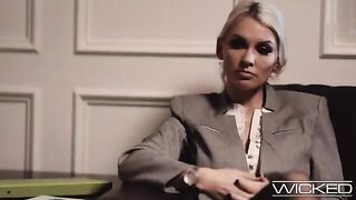Kenzie Taylor gets fucked by two cocks in therapy