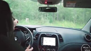 Two girls took a stranger to the forest and fucked him rough