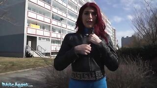 Public Agent screwed tourist redhead Brit in the hotel room for cash
