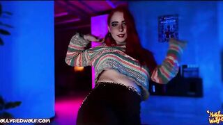 A hippie girl can’t leave a house without getting fucked - MollyRedWolf
