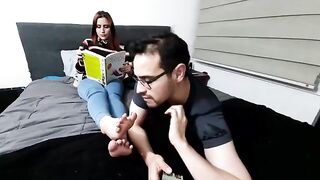 My guys have a secret foot fetish they’re ashamed of
